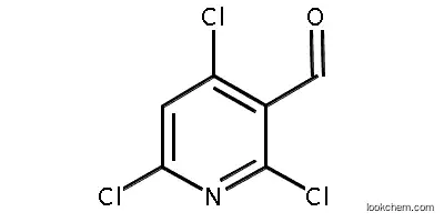 Molecular Structure of 1261269-66-2 (2,4,6-trichloronicotinaldehyde)